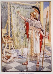 Elle la changea en araignée, illustration de 